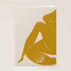Nude Woman Sitting  Stationery Card Gallery Image 2