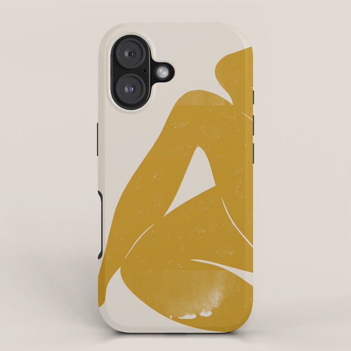 Nude Woman Sitting  iPhone Case Gallery Image 1