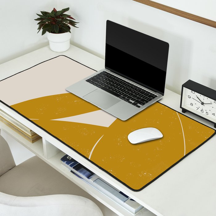 Nude Woman Sitting  Desk Mat Gallery Image 2