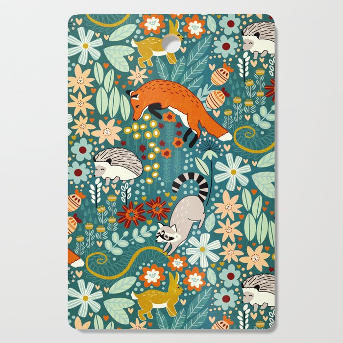 Woodland Pattern Cutting Board Gallery Image 1