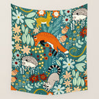 Woodland Pattern Wall Tapestry Gallery Image 4