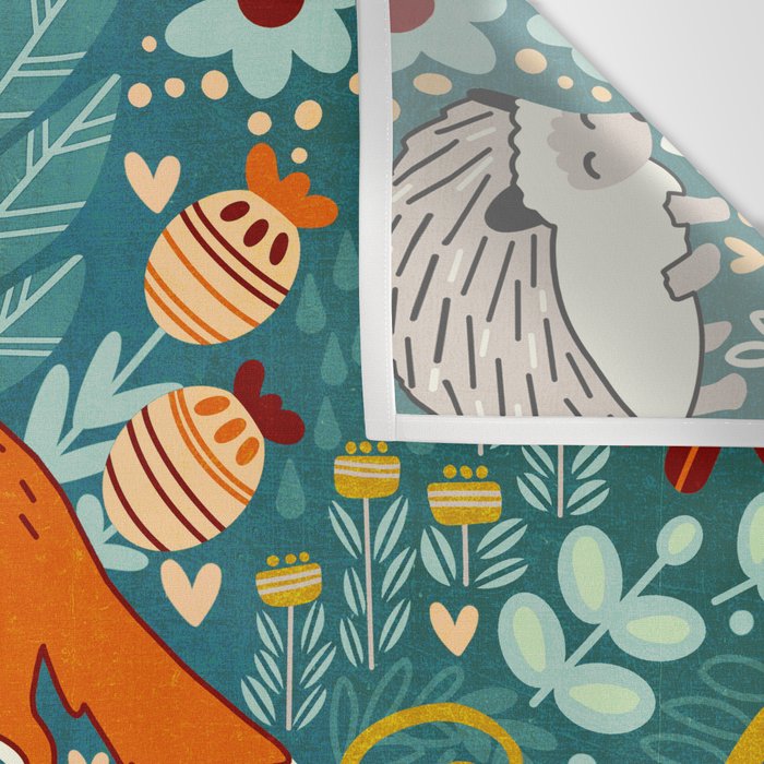 Woodland Pattern Wall Tapestry Gallery Image 3