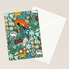 Woodland Pattern Stationery Card Gallery Image 2