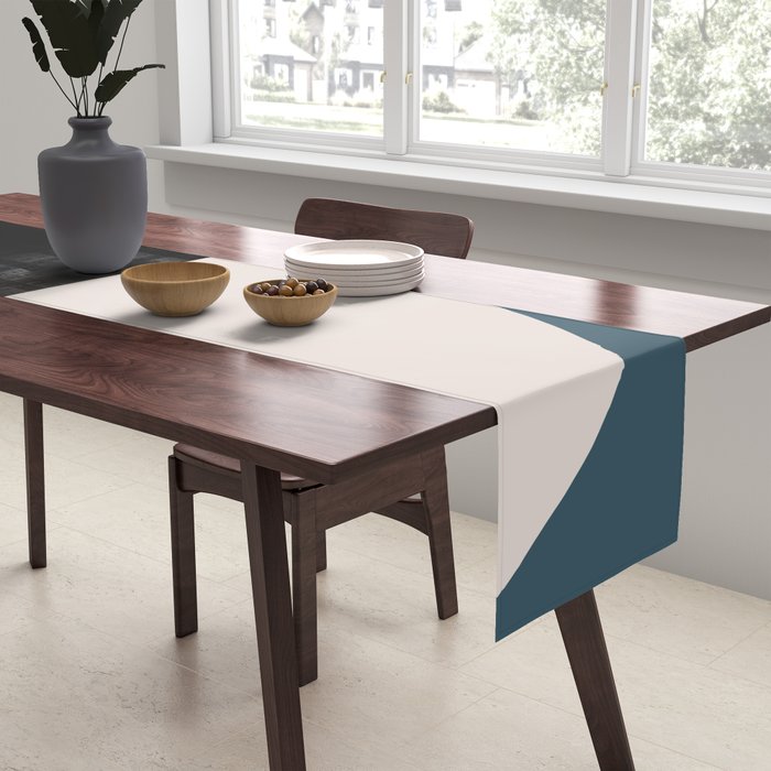 Almond Abstract XI Table Runner Gallery Image 2