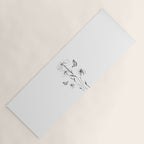 Flowers and butterflies 2 Yoga Mat Gallery Image 1