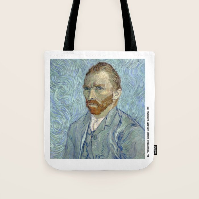 Van Gogh Self Portrait Tote Bag Gallery Image 1