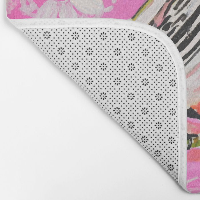 Bird on a Flower Branch Bath Mat Gallery Image 2