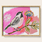 Bird on a Flower Branch Serving Tray Gallery Image 1