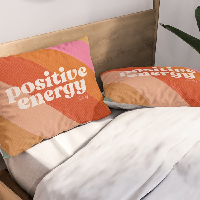 Positive Energy Sphere - Retro Pillow Sham Gallery Image 2