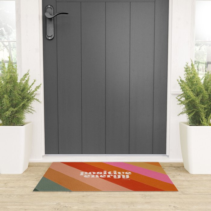 Positive Energy Sphere - Retro Welcome Mat Gallery Image 3