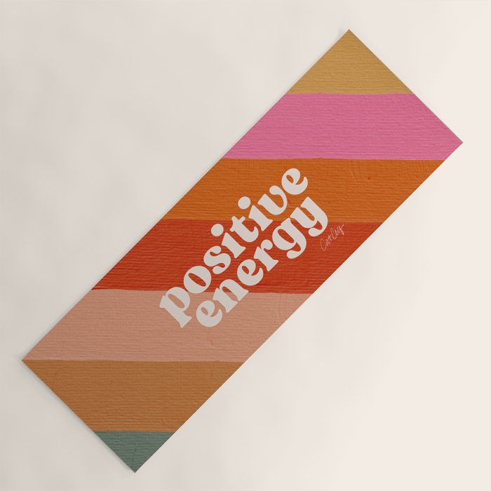 Positive Energy Sphere - Retro Yoga Mat Gallery Image 1