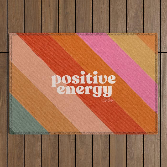 Positive Energy Sphere - Retro Outdoor Rug Gallery Image 1