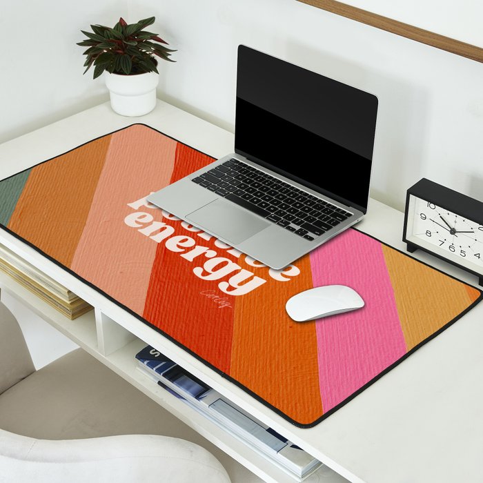 Positive Energy Sphere - Retro Desk Mat Gallery Image 2