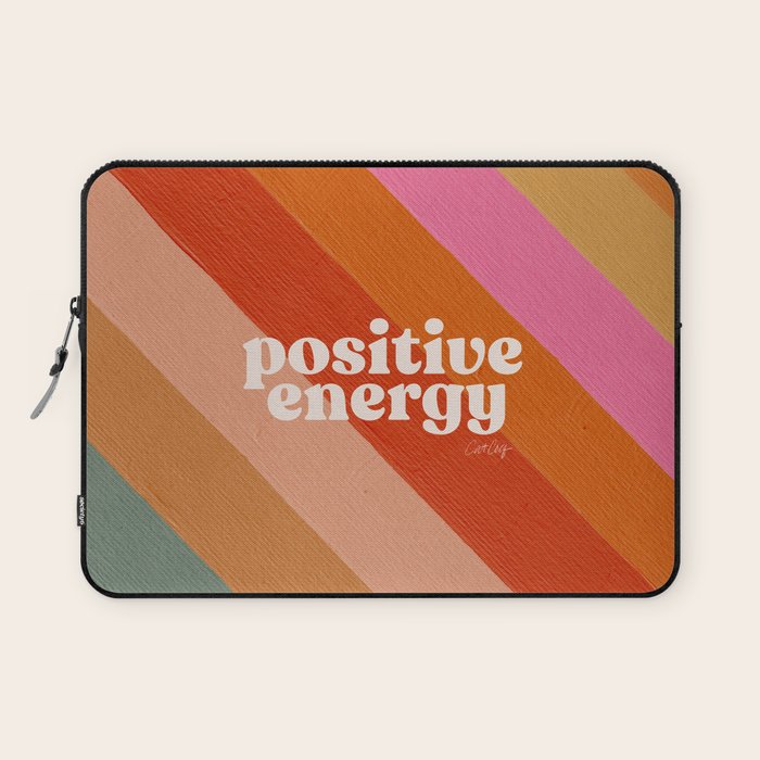 Positive Energy Sphere - Retro Laptop Sleeve Gallery Image 1