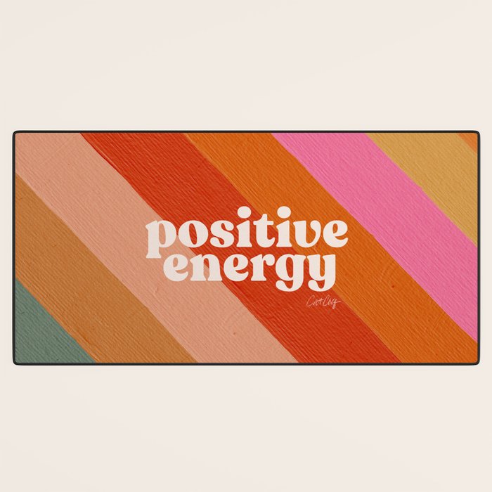 Positive Energy Sphere - Retro Desk Mat Gallery Image 3