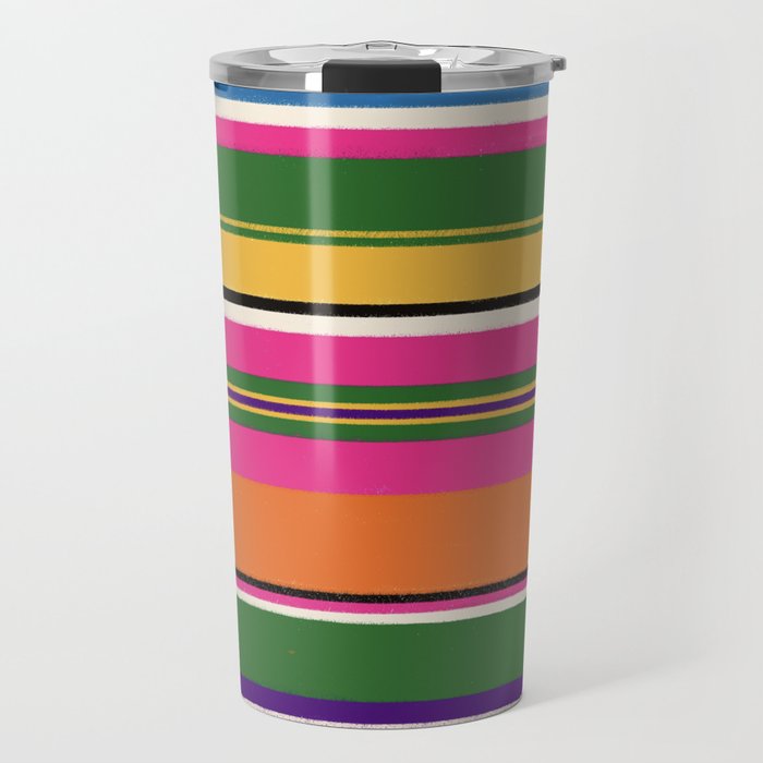 Folk abstract pattern #3 Travel Mug Gallery Image 1