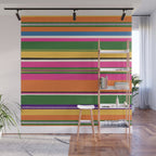 Folk abstract pattern #3 Wall Mural Gallery Image 1