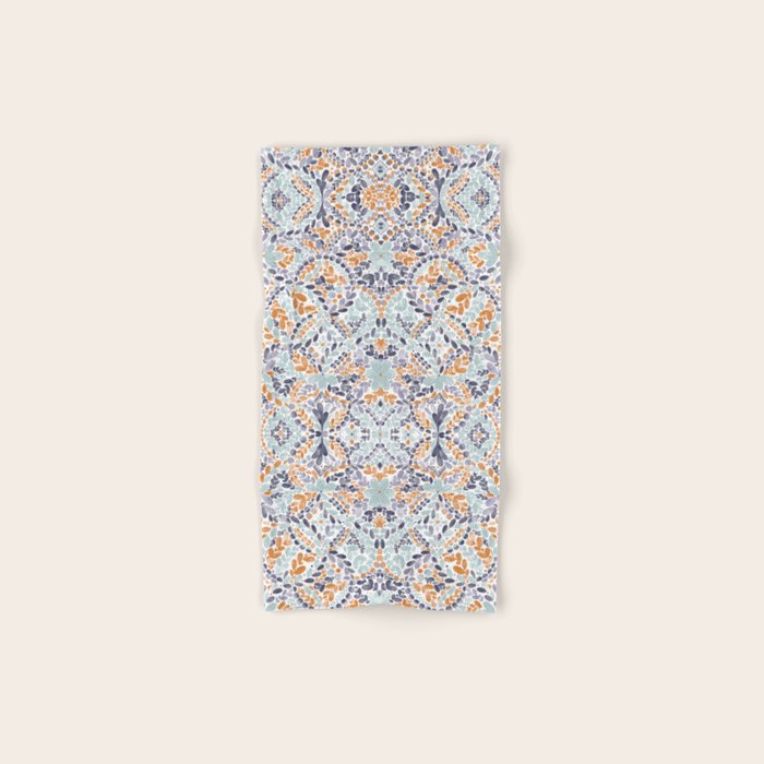 Artistic Floral Motif Medley Bath Towel Gallery Image 1