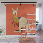 Kangaroo Wall Mural Gallery Image 1