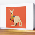 Kangaroo Wall Mural Gallery Image 2
