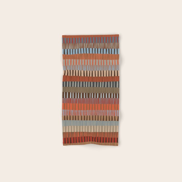 Mix of Stripes #3 Bath Towel Gallery Image 1