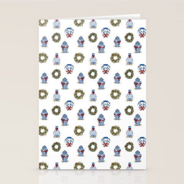 Ginger Jar Christmas Stationery Card Gallery Image 2