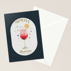 Mimosa Cocktail Zodiac Sign Stationery Card Gallery Image 2