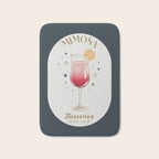 Mimosa Cocktail Zodiac Sign Bath Mat Gallery Image 1
