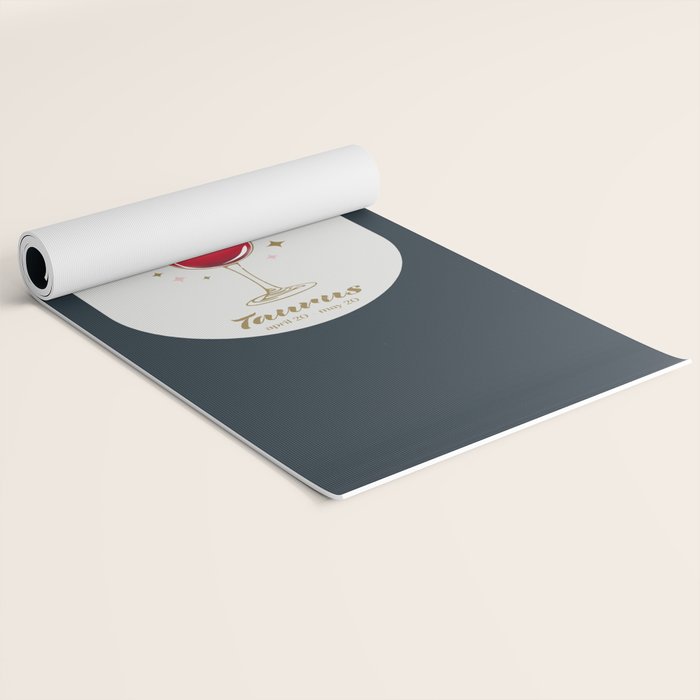 Mimosa Cocktail Zodiac Sign Yoga Mat Gallery Image 2