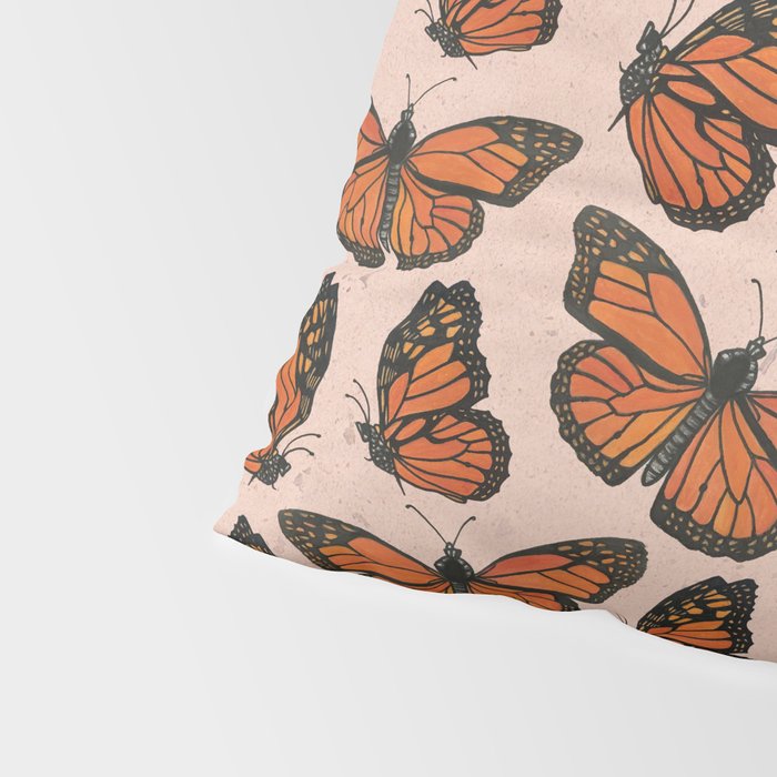 Butterfly Watercolor Pillow Sham Gallery Image 4