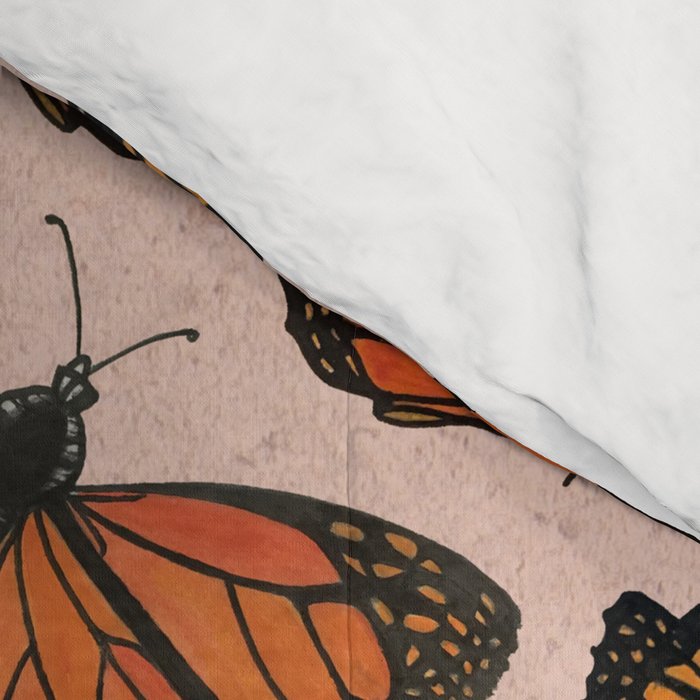 Butterfly Watercolor Comforter Gallery Image 4