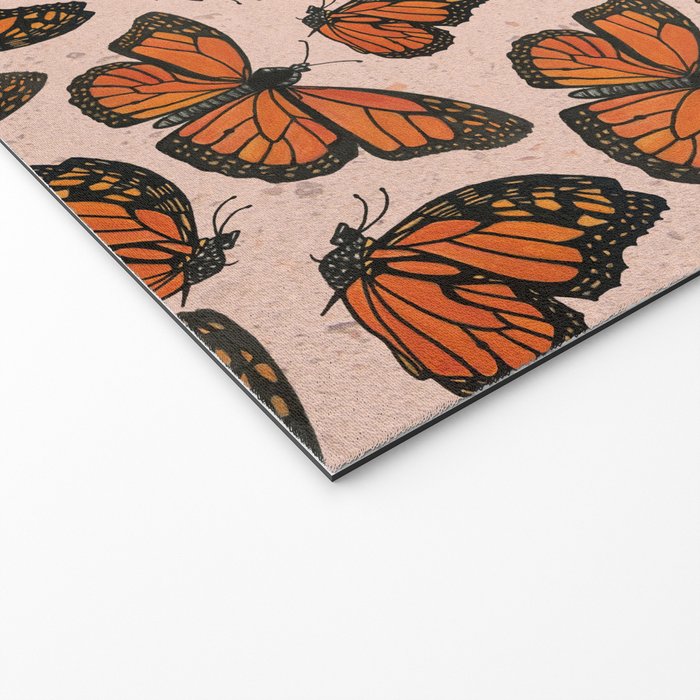 Butterfly Watercolor Welcome Mat Gallery Image 2