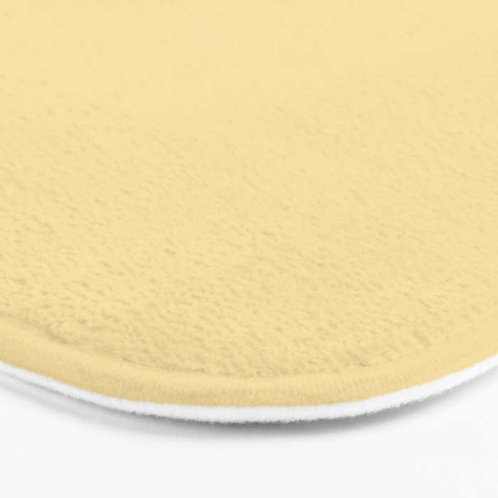 Solid Buttercream Bath Mat Gallery Image 3