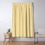 Solid Buttercream Window Curtain Gallery Image 5