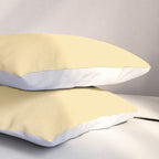 Solid Buttercream Pillow Sham Gallery Image 3