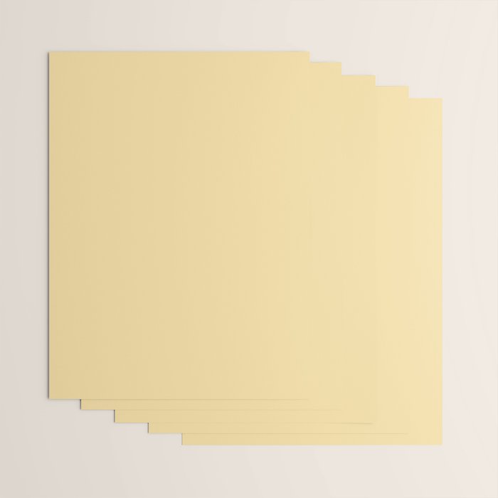 Solid Buttercream Wrapping Paper Gallery Image 3