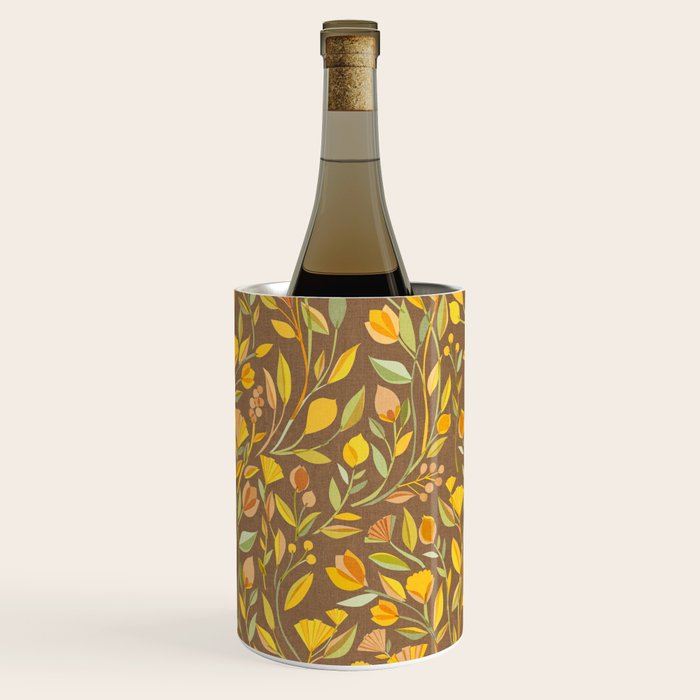 My Heart Blooms {Fawn Wilderness} Wild Flowers Wine Chiller Gallery Image 2