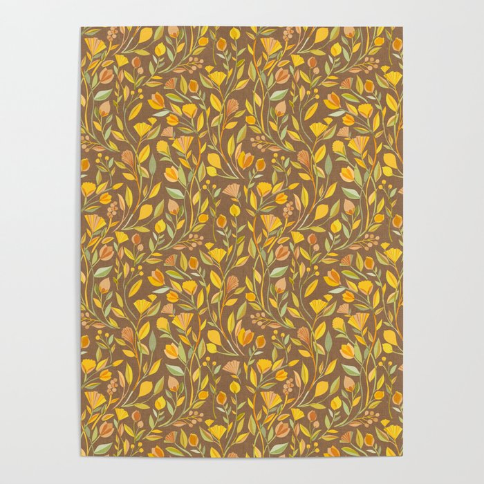 My Heart Blooms {Fawn Wilderness} Wild Flowers Poster Gallery Image 1