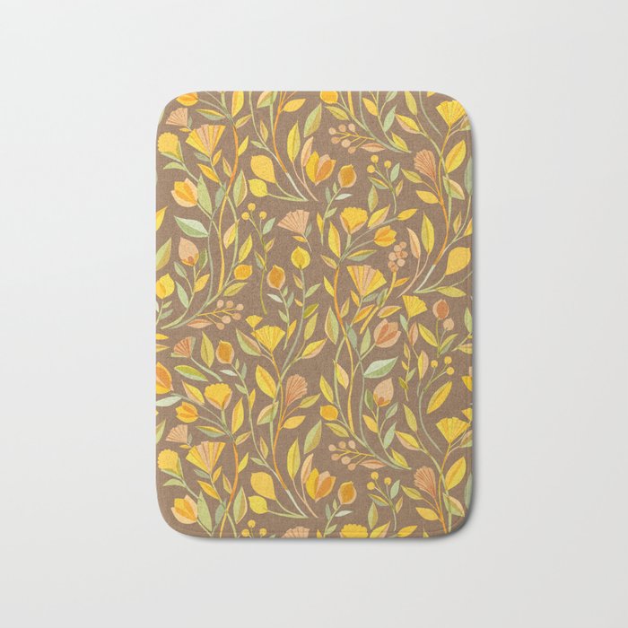 My Heart Blooms {Fawn Wilderness} Wild Flowers Bath Mat Gallery Image 1
