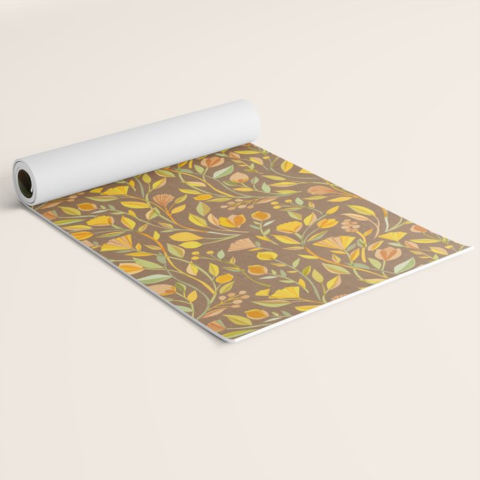 My Heart Blooms {Fawn Wilderness} Wild Flowers Yoga Mat Gallery Image 2