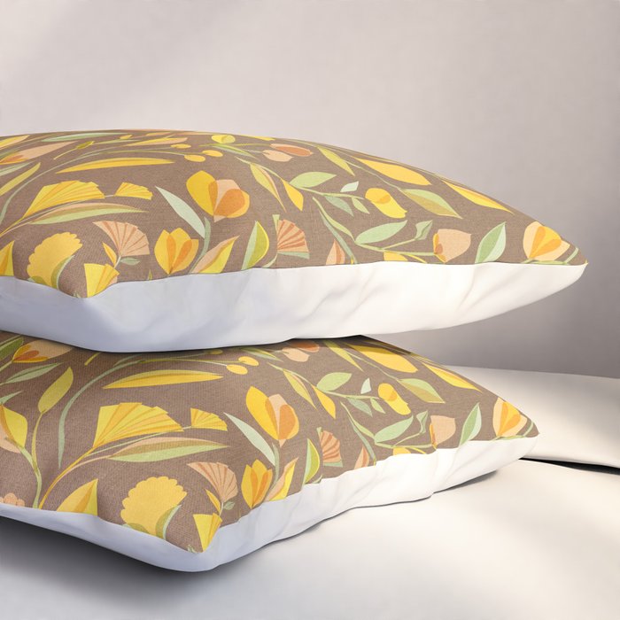 My Heart Blooms {Fawn Wilderness} Wild Flowers Pillow Sham Gallery Image 3