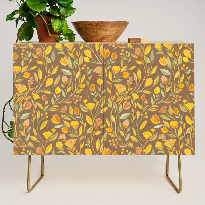 My Heart Blooms {Fawn Wilderness} Wild Flowers Credenza Gallery Image 1