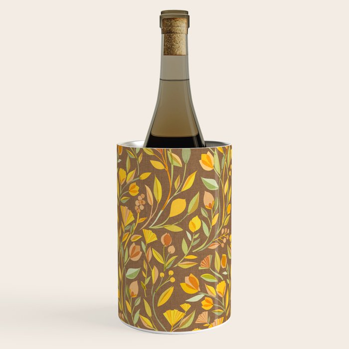 My Heart Blooms {Fawn Wilderness} Wild Flowers Wine Chiller Gallery Image 3