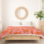 Red love heart shape pattern Duvet Cover Gallery Image 3