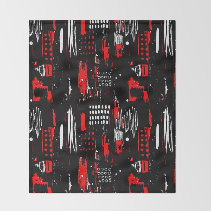 Urban Expressionism Throw Blanket Gallery Image 2
