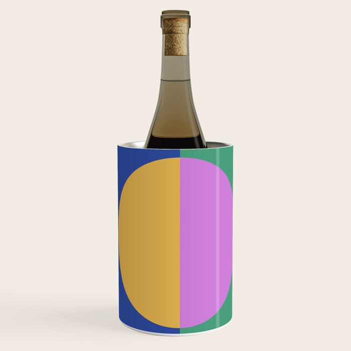Color Block Abstract III Wine Chiller Gallery Image 3
