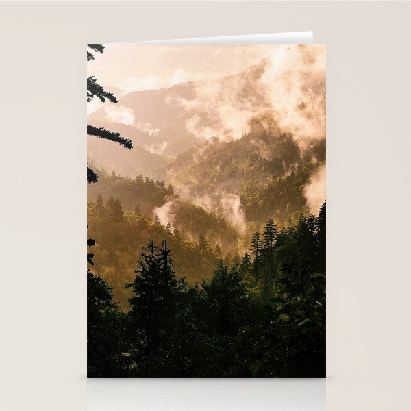 Smoky Mountain Layers IV Stationery Card Gallery Image 1