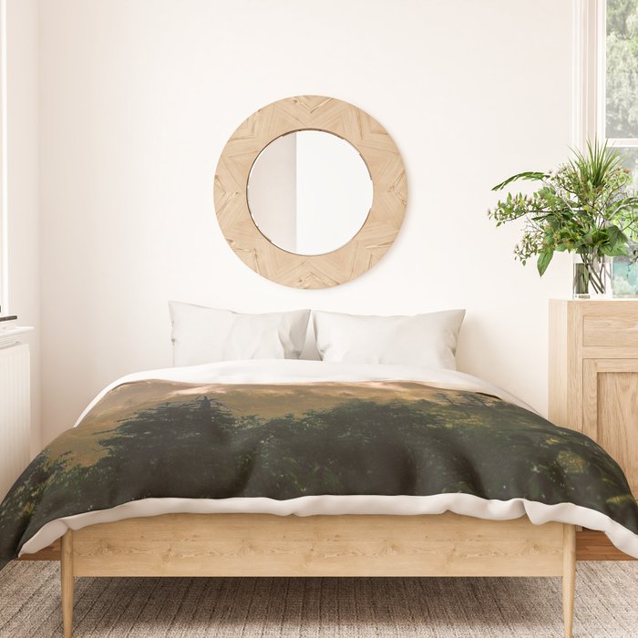 Smoky Mountain Layers IV Duvet Cover Gallery Image 3