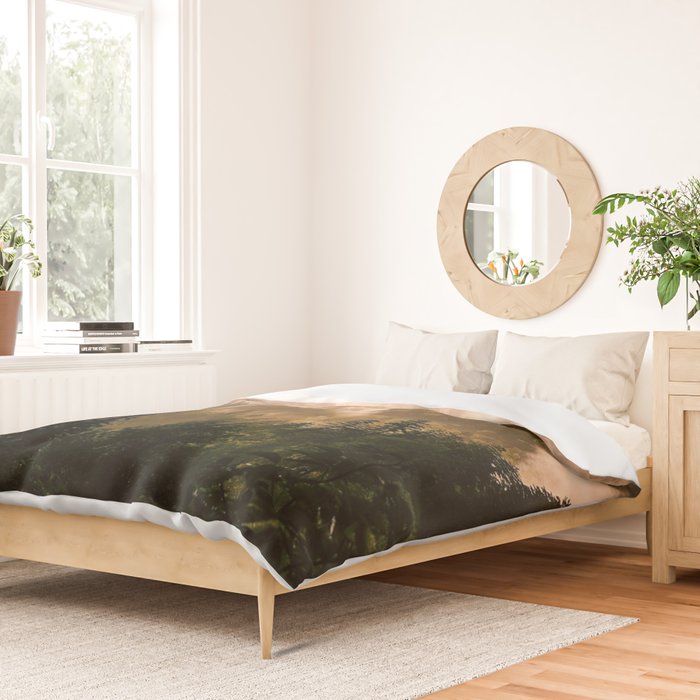 Smoky Mountain Layers IV Duvet Cover Gallery Image 2