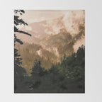 Smoky Mountain Layers IV Throw Blanket Gallery Image 2